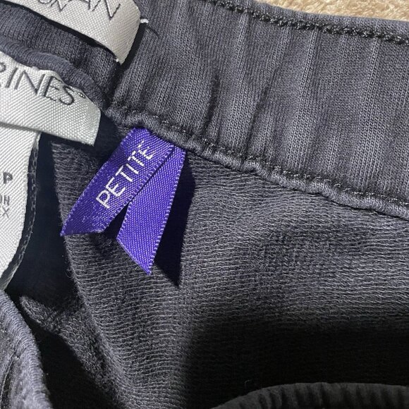 Catherines Black Pull On Knit Jeans Pants Size 1X WP Petite Slimming Stretch - Picture 3 of 10